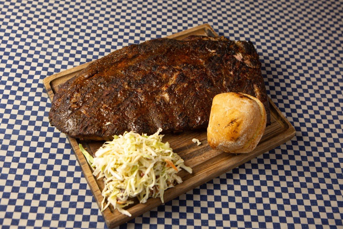 Rack completo de costillas BBQ La Paz
